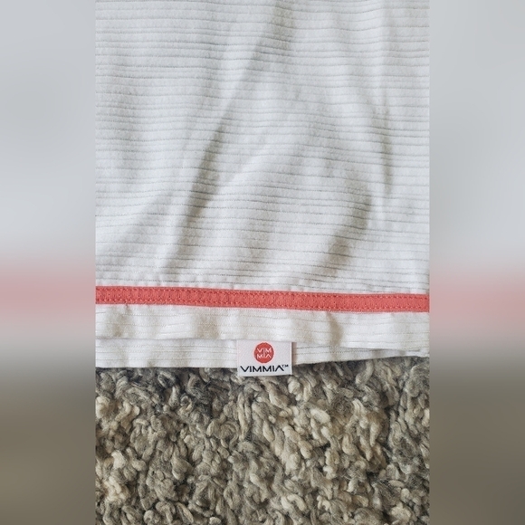 VIMMIA open Back Yoga Sporty Tank Top Orange Trim - Picture 4 of 6